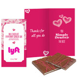 The Luxe Greeting Card Collection - Milk Chocolate Peppermint Ganache Bar