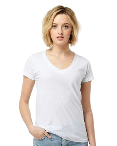 Tultex® Women's Fine Jersey V-Neck T-Shirt