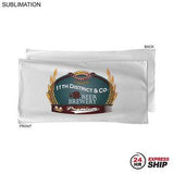 24 Hr Express Ship - Absorbent Microfiber Dri-Lite Terry White Pool, Travel Towel, 22x44, Sublimated