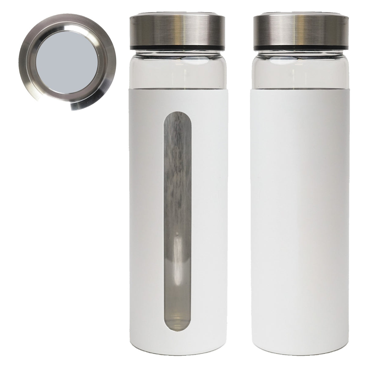 Rideau 600 Ml. (20 Fl.Oz.) Glass Bottle With Aluminum Sleeve