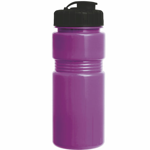 20 Oz. Recreation Bottle w/ Flip Top Lid - Solid Colors