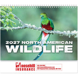 North America Wildlife Spiral Wall Calendar