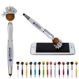Multi-Cultural MopToppers® Screen Cleaner w/Stylus Pen (Brown Skin Color)