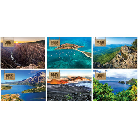 National Parks Desk Calendar