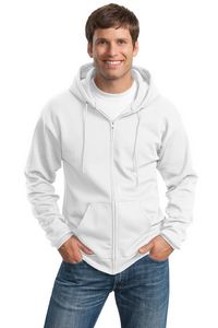 Port & Company® Men's Essential Fleece Full-Zip Hooded Sweatshirt