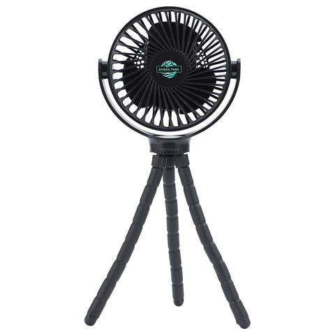 Twisty Rechargeable Portable Fan with Bendable Tripod Feet