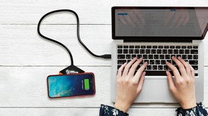 SCX Design™ Bamboo 10W Hexa Wireless Charger