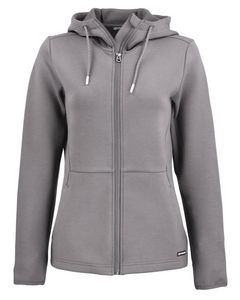 Cutter & Buck Roam Epic Comfort Recycled Womens Full Zip Hooded Jacket