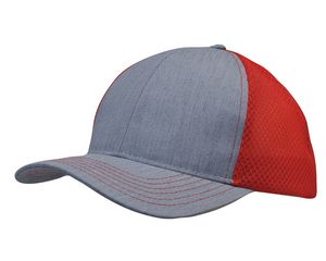 Grey Marle/Red Blank Angle View