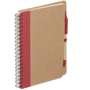5'' x 7'' FSC® Mix Eco-Friendly Spiral Notebook with Pen