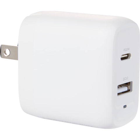 UL Listed 20W Dual USB A and C Wall Charger