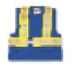 Royal Blue Fire Retardant Ultrasoft Traffic Safety Vest
