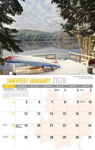 Galleria Wall Calendar 2026 Scenes of Canada (Eng/Fr)