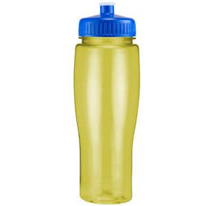 24 Oz. Contour Translucent Bottle w/ Push Pull Lid