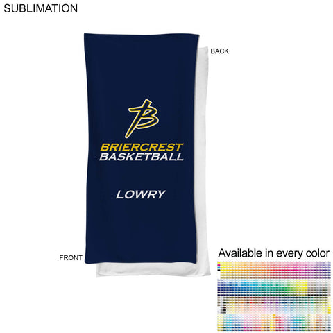 Team Towel in Microfiber Dri-Lite Terry, Sublimated bench, Neck Towel (20