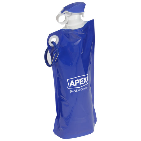 Flip Top Foldable Water Bottle with Carabiner
