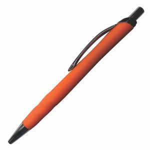 Vernon Plastic Rubberized Plunger Action Ballpoint Pen (3-5 Days)