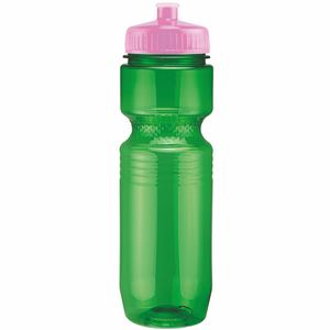 26 Oz. Translucent Jogger Bottle w/ Push Pull Lid
