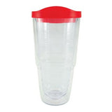 24ORBTMB Clear Tumbler/Red Lid