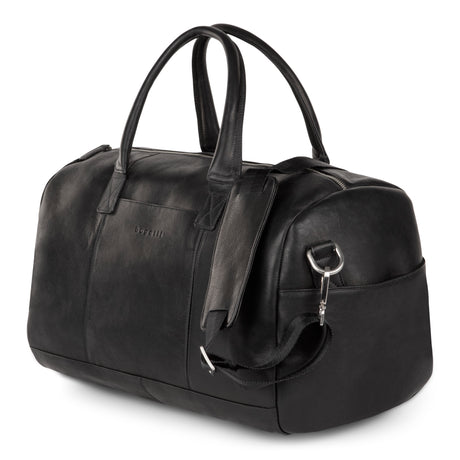 Bugatti Sartoria Leather Duffle bag - Black