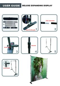 10' Exhibitor Expanding Display Kit, Media Wall, Backdrop, with Full Color Graphics, NO SETUP CHARGE