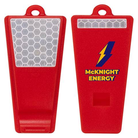 Safety First Reflective Whistle