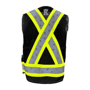 Black/Yellow/Silver Blank Back