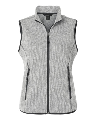 NORTH END® Women's Jasper Jacquard Fleece Vest