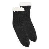 Cozy Cable Knit Slipper Socks