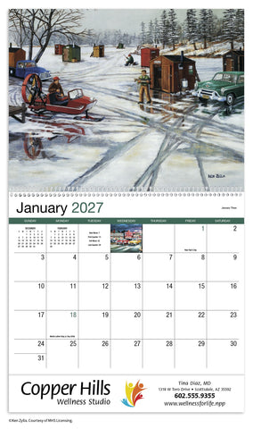 HotLine® Products America Remembered Appointment Calendar - Spiral