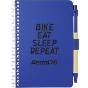 4'' x 6'' FSC® Mix Pocket Spiral Notebook with Pen