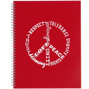 8.5'' x 11'' FSC® Mix Remark 5-subject Notebook