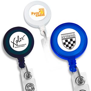 Round Retract-A-Badge Reel