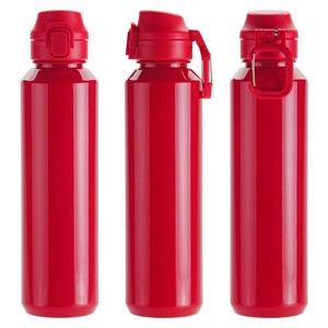 Switchback 27 oz RPET Bottle with Snap-Top Lid & Carabiner