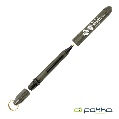 Pokka? Pocket Pen w/Dock & Gold Keyring