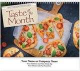 Taste Of The Month Spiral Wall Calendar