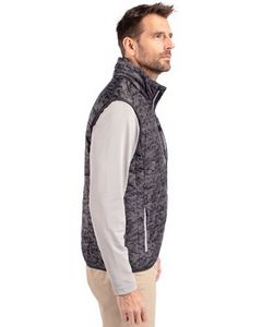 Cutter & Buck Rainier PrimaLoft? Mens Eco Insulated Full Zip Printed Puffer Vest