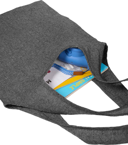 Recycled 5oz Cotton Twill Shopper Tote