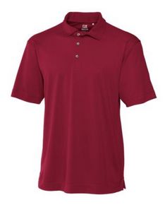 Cutter & Buck CB Drytec Genre Textured Solid Mens Polo