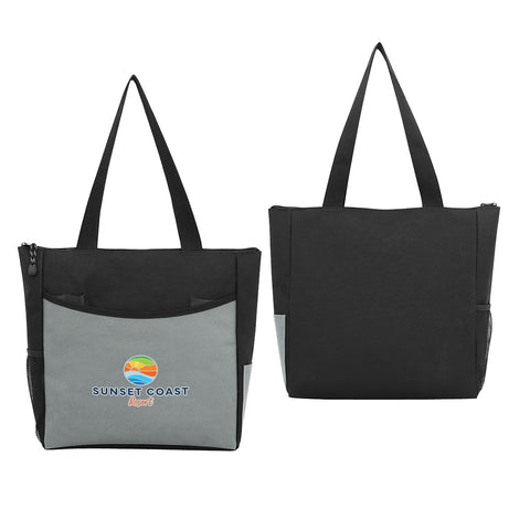 Pavilion Zippered Polyester Event Tote