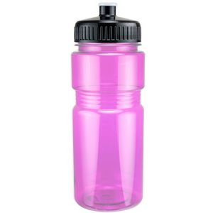 20 Oz. Translucent Recreation Bottle w/ Push Pull Lid