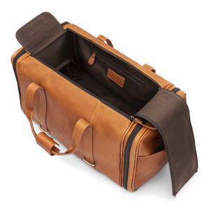 000897 Bugatti Colombian Leather Luggage Duffel Bag