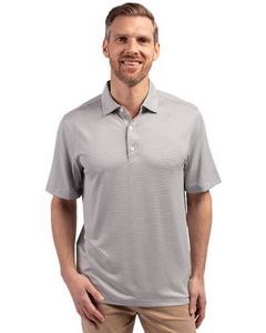 Cutter & Buck Forge Eco Double Stripe Stretch Recycled Mens Big &Tall Polo