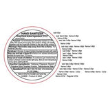 "CirPal" 1 oz Compact Hand Sanitizer Antibacterial Gel in Round Flip-Top Squeeze Bottle