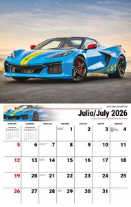 Galleria Wall Calendar 2026 Exotic Cars SP/ENG