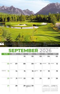 Galleria Wall Calendar 2026 Golf Tips