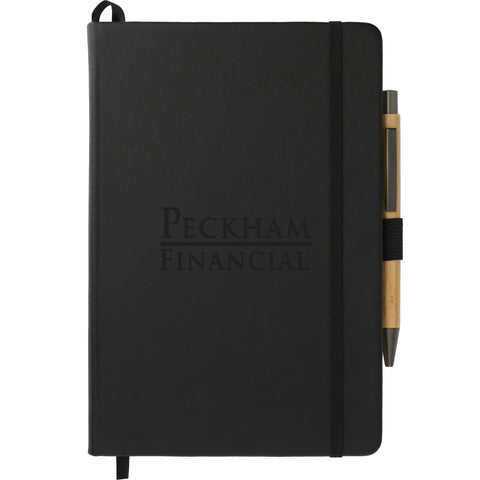 5.5'' x 8.5'' Cactus Leather Bound Journal Set