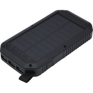 Trio Port Solar Charge LED Power Bank 8,000 mAh