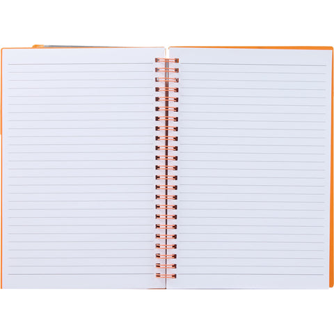 5.5'' x 8.5'' Spiral Notebook with Clear Pocket