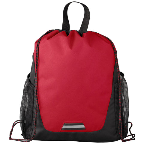 Jotun Recycled Polyester Pocketed Drawstring Bag - 2.6 gal - Heat Transfer